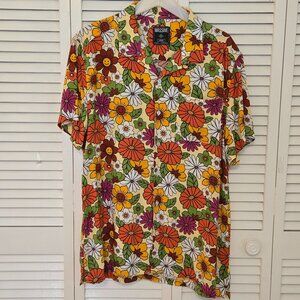 Men's 60's/70's Party Hawaiian Style Shirt - Size L